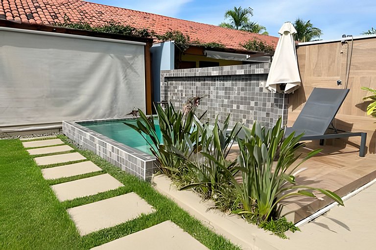 Casinha 1 | Com piscina a 100m da praia