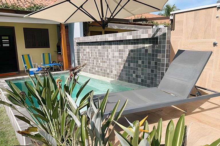Casinha 1 | Com piscina a 100m da praia