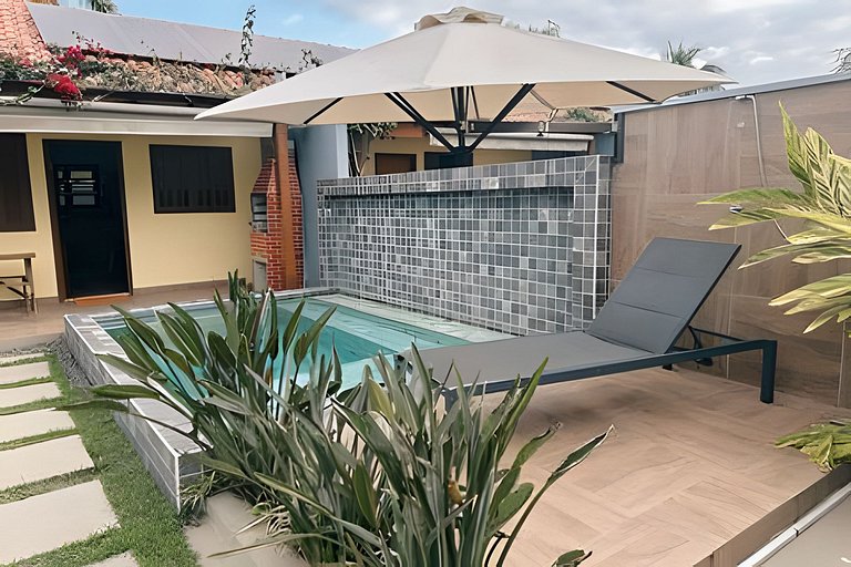Casinha 1 | Com piscina a 100m da praia