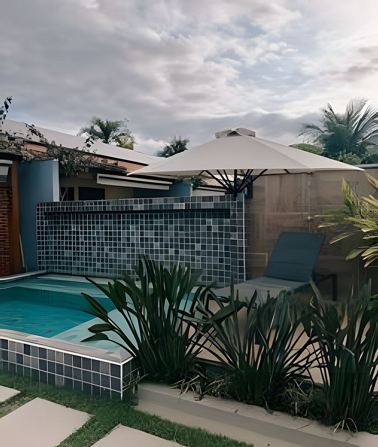 Casinha 1 | Com piscina a 100m da praia